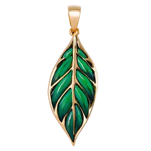 Leaf Pendant Png Slv92 PNG image