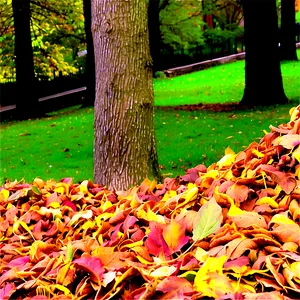 Leaf Pile In Park PNG Kql97 PNG