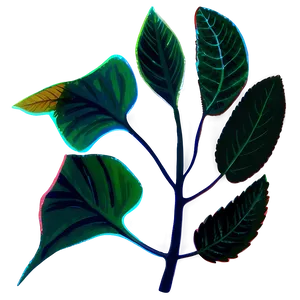 Leaf Silhouette Black PNG Fkl