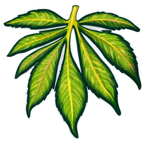 Leaf Stencil PNG 05032024