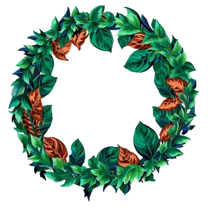 Leaf Wreath PNG 32