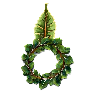 Leaf Wreath PNG Sry