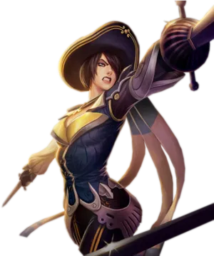 Leagueof Legends Champion Fencer PNG image