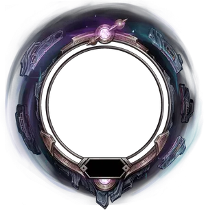 Leagueof Legends Magical Portal Frame PNG image