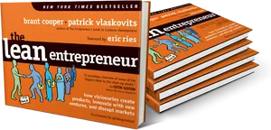 Lean Entrepreneur Book Cover PNG image