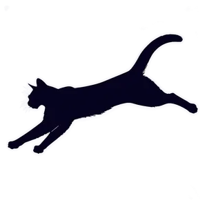 Leaping Cat Silhouette PNG Thg PNG