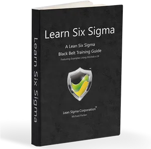 Learn Six Sigma Black Belt Training Guide Book PNG