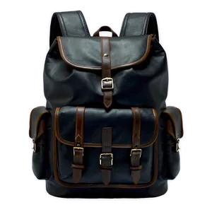 Leather Backpack PNG 05252024