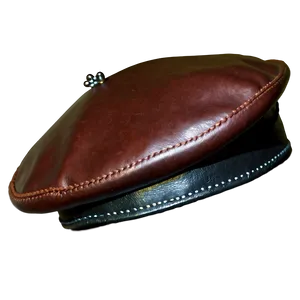 Leather Beret Image Png Wsj PNG image