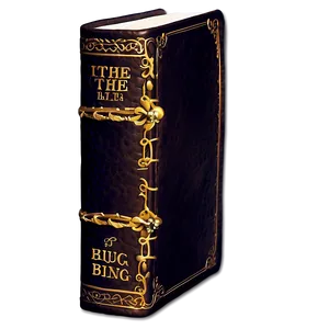 Leather Bound Bible Png 05032024 PNG image