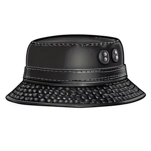 Leather Bucket Hat PNG 05252024 PNG