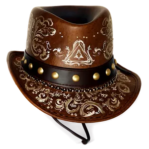 Leather Cowboy Hat Transparent PNG Cba41 PNG