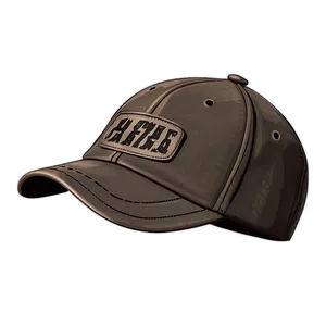 Leather Dad Hat Graphic Png Tkn PNG image