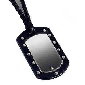 Leather Dog Tag PNG Usa14 PNG