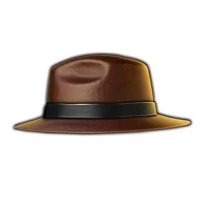 Leather Fedora Hat Png 41 PNG image