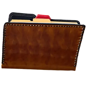 Leather File Folder PNG Mct