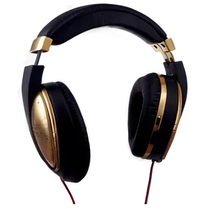 Leather Headphones Luxury PNG 64