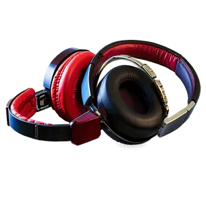 Leather Headphones Luxury PNG 96