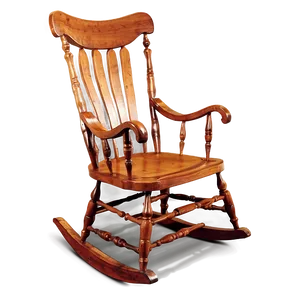 Leather Rocking Chair Png Def PNG image