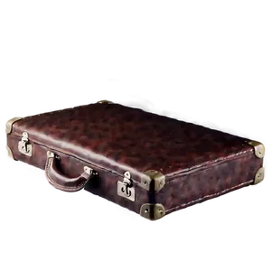 Leather Suitcase PNG 05252024 PNG