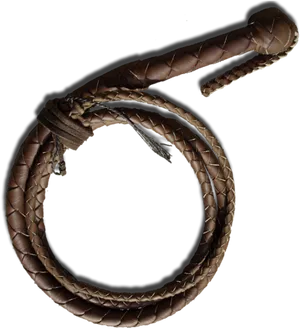 Leather Whip Curled Design PNG image