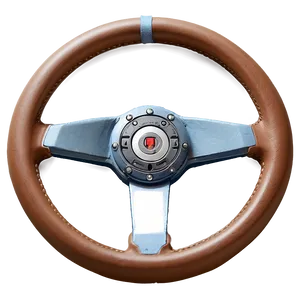 Leather Wrapped Steering Wheel PNG Sly64 PNG