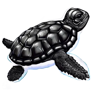 Leatherback Sea Turtle Hatchling Png 06292024 PNG image