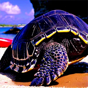 Leatherback Turtle Feeding Time PNG 06292024 PNG