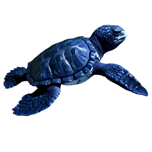 Leatherback Turtle In Deep Blue PNG 06292024 PNG