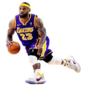 Lebron James Behind-the-back Dribble PNG 05232024 PNG