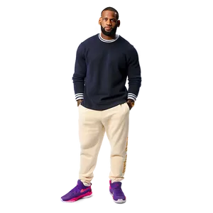 Lebron James Casual Look Png Rbk PNG image