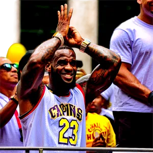 Lebron James Championship Parade Png Chr PNG image