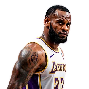 Lebron James Lakers Debut PNG 69