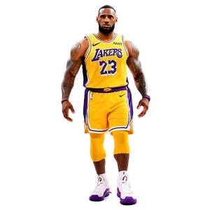 Lebron Lakers Jersey Png 05232024 PNG image