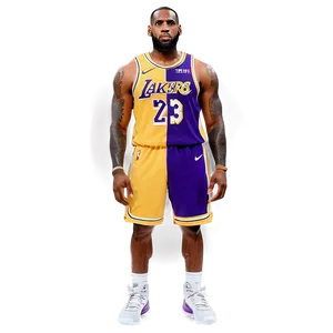 Lebron Lakers Jersey Png Aam PNG image