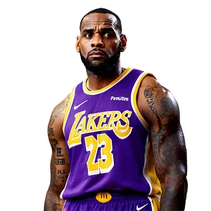 Lebron Lakers Jersey Png Cfa48 PNG image
