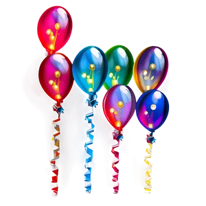 Led Balloons Png 05042024 PNG image