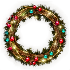 Led Christmas Wreath Png Wlu50 PNG image