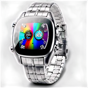 Led Display Watch Png Kpy32 PNG image