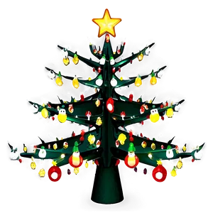 Led Light Christmas Tree Star Png 69 PNG image