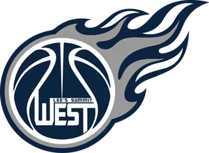 Lees Summit West Basketball Logo PNG image