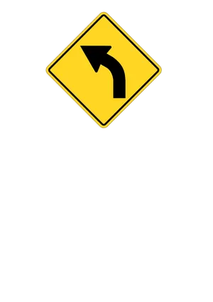 Left Turn Traffic Sign