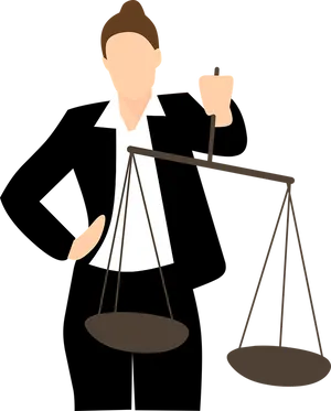 Legal Justice Balance Vector PNG image