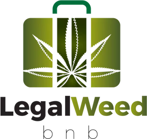 Legal Weed Suitcase Logo PNG
