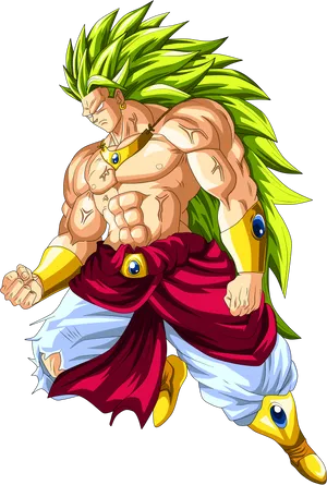 Legendary Super Saiyan Broly Illustration.png PNG image