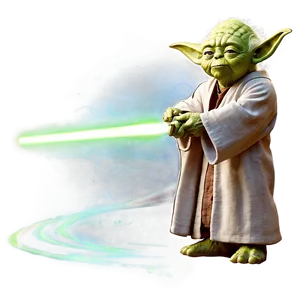Legendary Yoda Figure PNG Xfj74