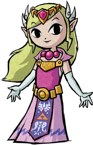 Legendof Zelda Animated Character PNG image