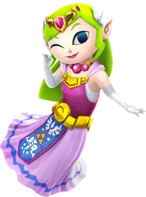 Legendof Zelda Animated Character PNG image