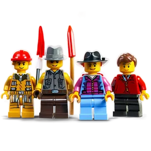 Lego City Minifigures Png 06262024 PNG image