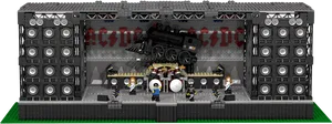 Lego Concert Stage Setup PNG image